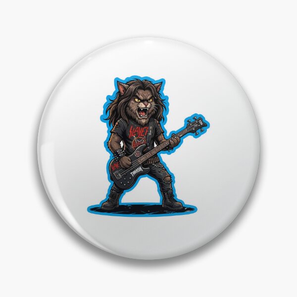 Item preview, Slayer Thrash Metal Cat - Reign in Blood Tribute designed and sold by henryavincnt.