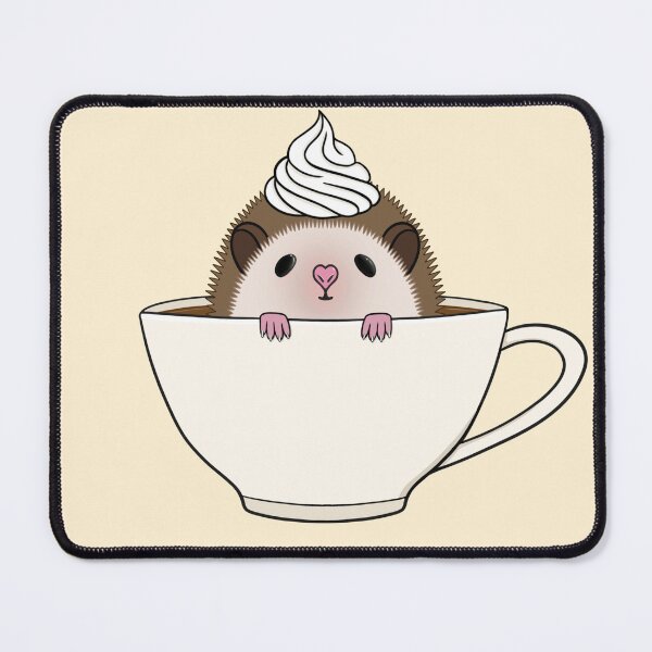 Item preview, Coffee Hedgehog designed and sold by bloomintoyoubiy.