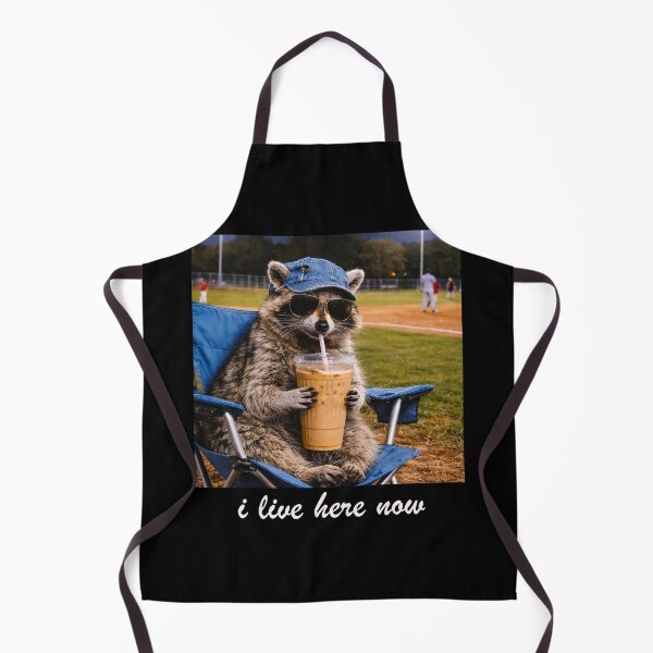 Item preview, Racoon Meme I Live Here Now Baseball , Tis The Season, Sport Lover designed and sold by vintagearttee.