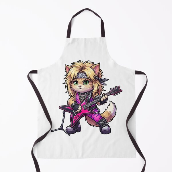 Item preview, Poison Glam Rock Cat - Hair Metal Legend Look designed and sold by henryavincnt.