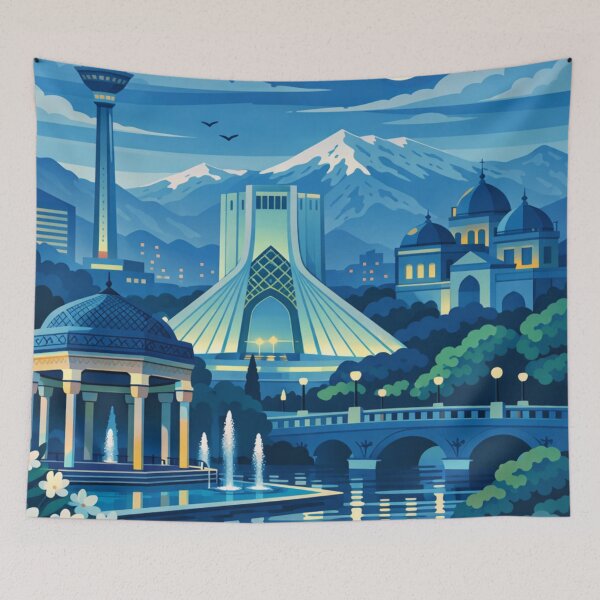 Item preview, Tehran Iran Travel Poster designed and sold by MatthewHeights.