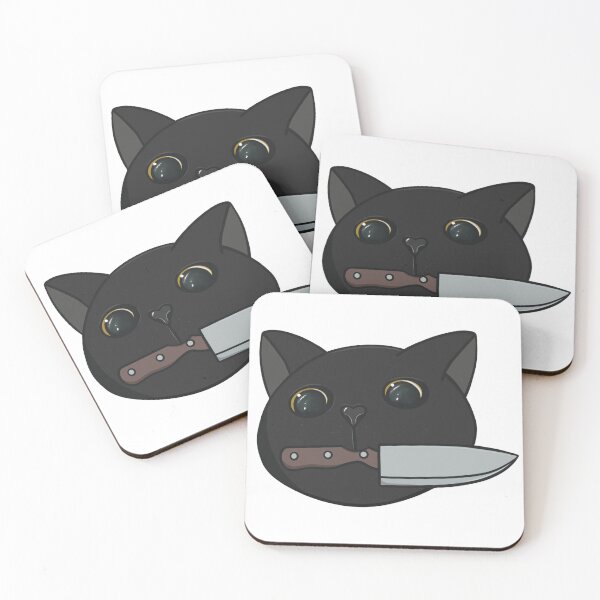 Item preview, Grumpy Black Cat designed and sold by bloomintoyoubiy.