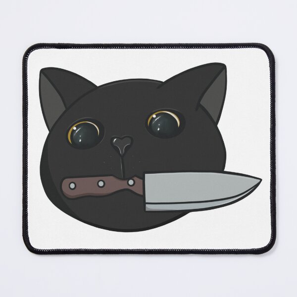 Item preview, Grumpy Black Cat designed and sold by bloomintoyoubiy.