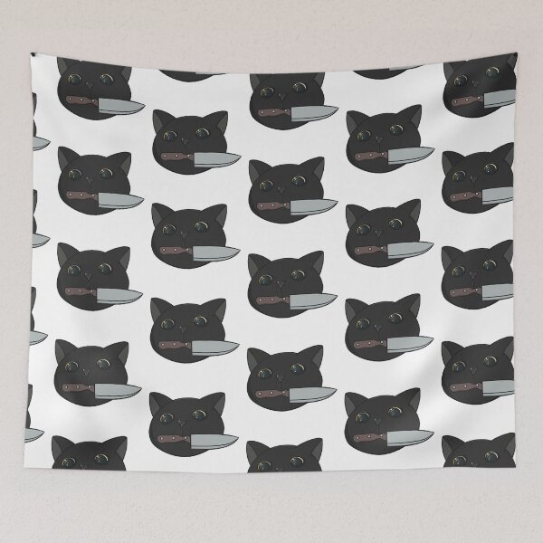 Item preview, Grumpy Black Cat designed and sold by bloomintoyoubiy.