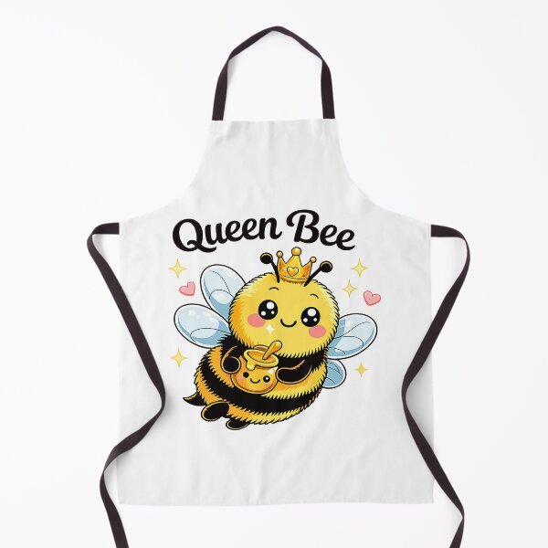 Item preview, Queen Bee Cute Bee Design | Kawaii Bumblebee with Crown & Honey | Bee Lover Gift designed and sold by PurpleJelly.