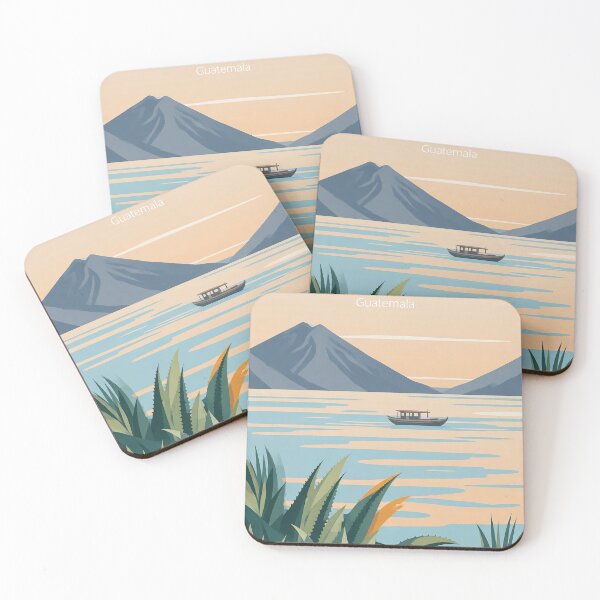 Item preview, guatemala  atitlan lake panajachel poster designed and sold by Arctic frame studio.