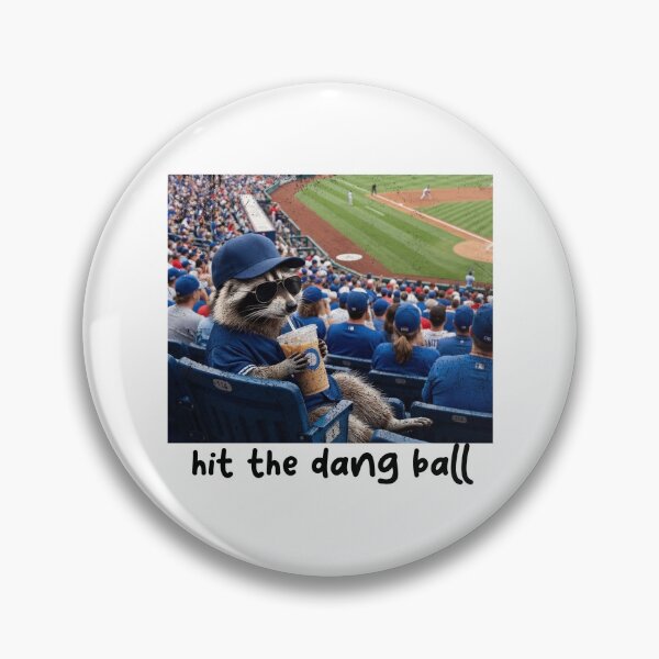 Item preview, Racoon Meme Hit The Dang Ball Baseball , Tis The Season, Sport Lover designed and sold by vintagearttee.