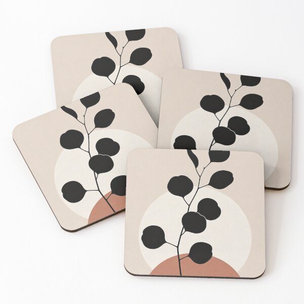 Item preview, Modern Eucalyptus Silhouette - Neutral Botanical Art - Part 2 of 3 designed and sold by sana designer.