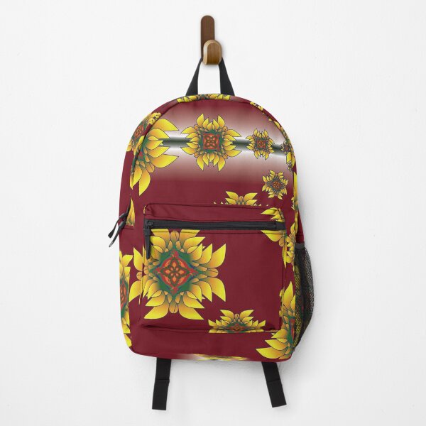 Item preview, Golden Sunflower Axis Mandala designed and sold by OIL Pattern Design .