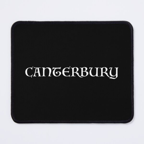 Item preview, Canterbury old medieval style text (White) designed and sold by STUDIO-72.