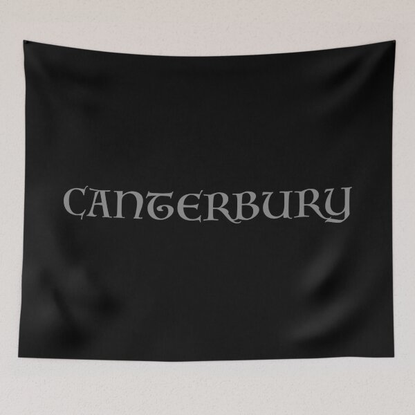 Item preview, Canterbury old medieval style text (Grey) designed and sold by STUDIO-72.