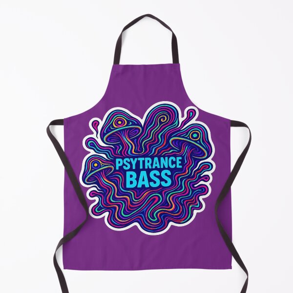 Item preview, Psytrance Bass – Psychedelic Trance Mushroom Neon designed and sold by |TRSSHOP|.