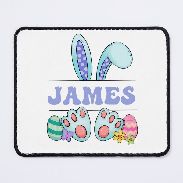 Item preview, Cute Personalized Easter Bunny James Name Custom Kids Gift designed and sold by haitrieuic96.