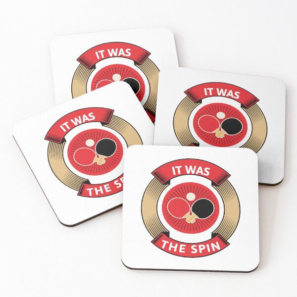 Item preview, It Was The Spin Funny Table Tennis T-Shirt - Vintage Ping Pong Excuse Gift designed and sold by OhMyPingCo.