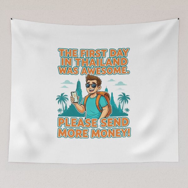 Item preview, Thailand Adventure Graphic Tee – Unisex Premium T-Shirt | Fun Travel Humor designed and sold by MoolokaiApperal.