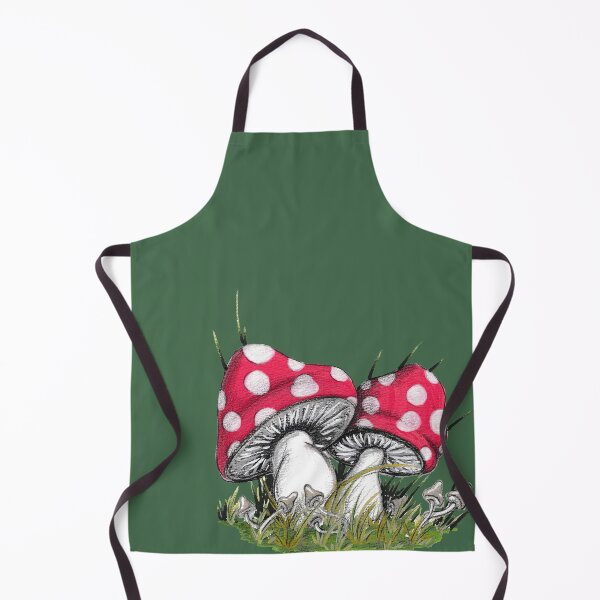 Item preview, whimsical red amanita mushrooms designed and sold by madlittlepixie.