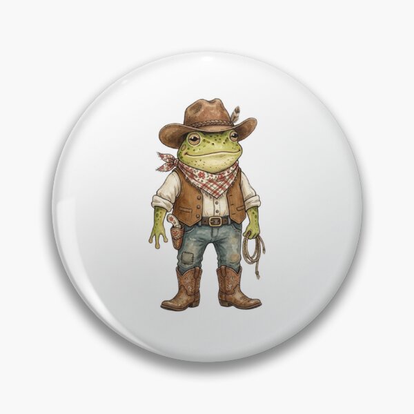 Item preview, Frog Western in Cowboy Hat and Boots designed and sold by SOUFIANE1991.