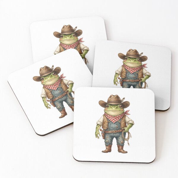 Item preview,  Frog Western in Cowboy Hat and Boots designed and sold by SOUFIANE1991.