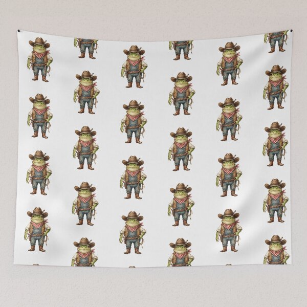 Item preview,  Frog Western in Cowboy Hat and Boots designed and sold by SOUFIANE1991.