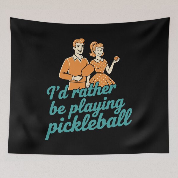 Item preview, Pickleball Id Rather Be Playing Pickleball Funny designed and sold by LuminOrb.