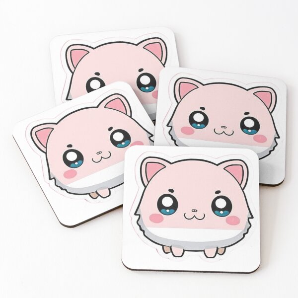 Aperçu de l'œuvre Cute Kawaii Cat créée et vendue par SoftBite Esma Studio.