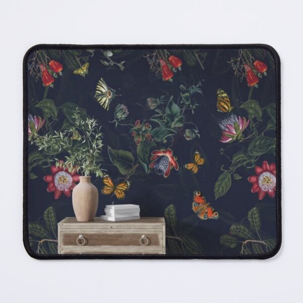 Item preview, Dark Botanical Butterfly Vintage Wallpaper Aesthetic designed and sold by GraveyardGlam.