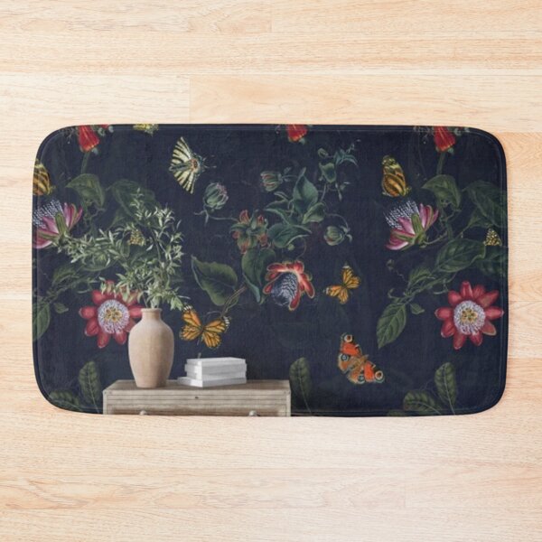 Item preview, Dark Botanical Butterfly Vintage Wallpaper Aesthetic designed and sold by GraveyardGlam.