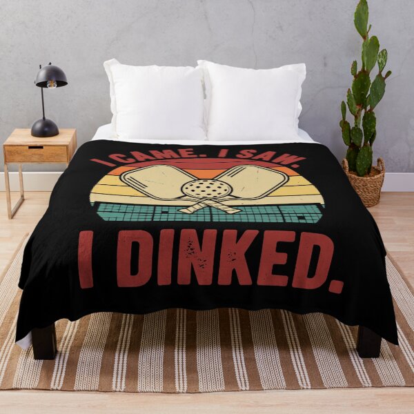 Item preview, Pickleball Funny Player I Came I Saw I Dinked designed and sold by LuminOrb.