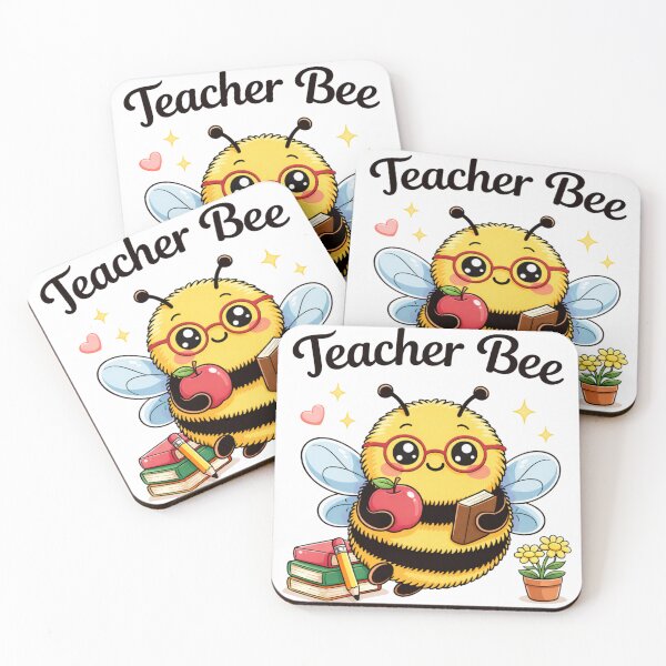 Item preview, Teacher Bee Cute Bee Design | Kawaii Teacher Gift | Bee Lover Classroom Art designed and sold by PurpleJelly.