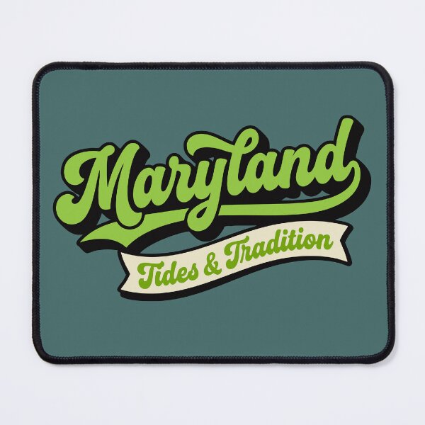 Item preview, Maryland Tides & Tradition Retro Heritage Script designed and sold by Cozy-Old-Pub.