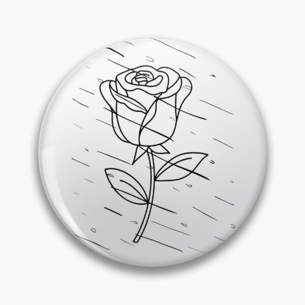 Item preview, Minimalist Single Rose Line Art - Modern Aesthetic Floral Design designed and sold by NovaVesta.