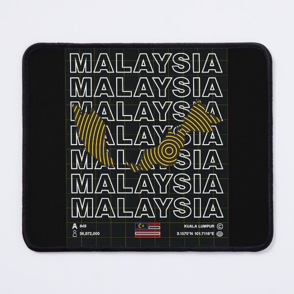 Item preview, Malaysia Minimal Map designed and sold by Atlas-Array.