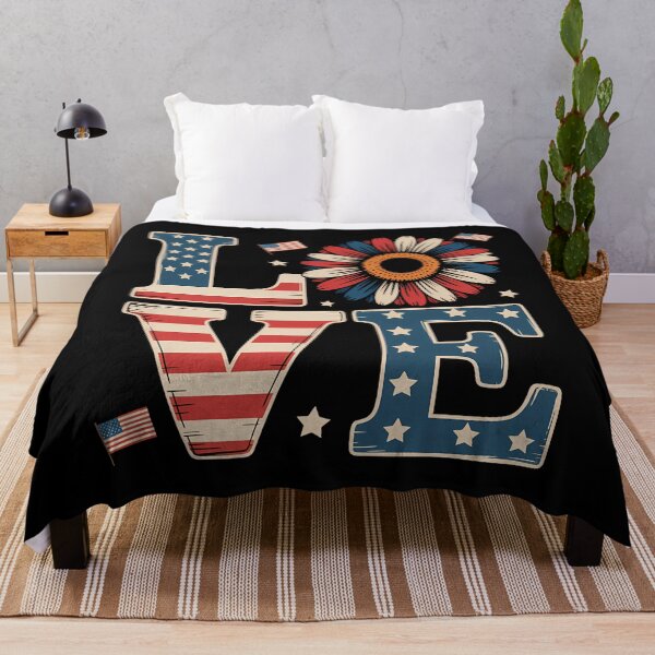 Item preview, 4th Of July Patriotic Love Sunflower designed and sold by pisliturabcons.