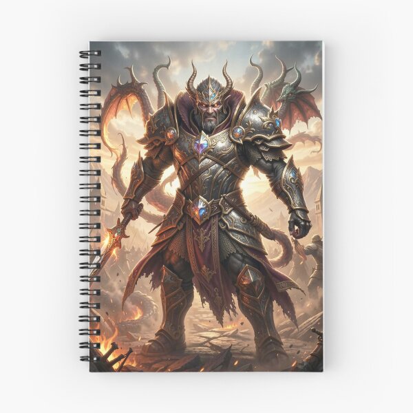 Item preview, Epic Fantasy Warrior Battle Art – Mythic Dragon Power Scene by FotoworldEdel designed and sold by FotoworldEdel.