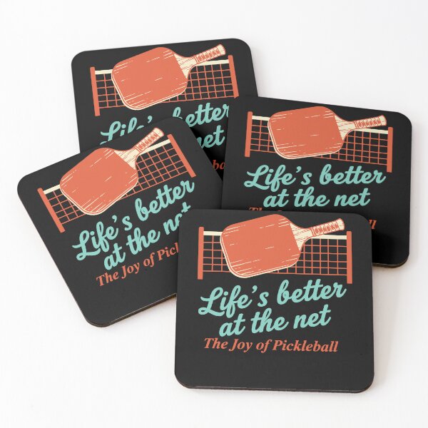 Item preview, Pickleball Lifes Better At The Net Joy Of designed and sold by LuminOrb.