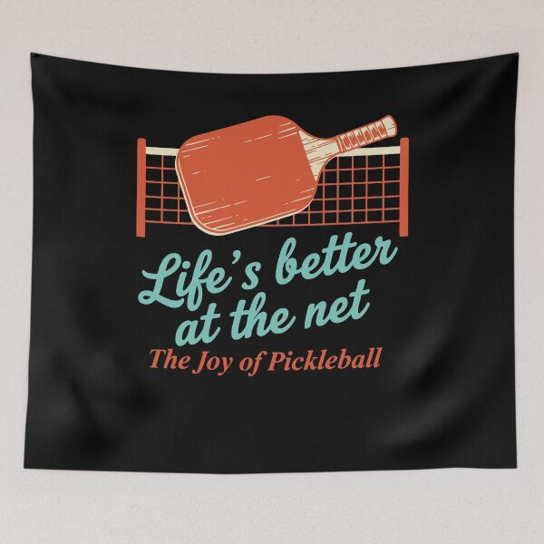 Item preview, Pickleball Lifes Better At The Net Joy Of designed and sold by LuminOrb.