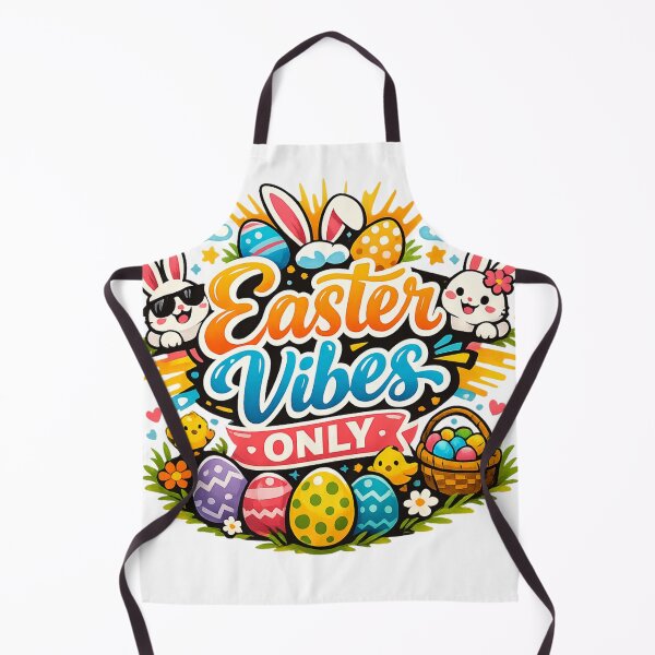 Item preview, Easter Vibes Only Cute Bunny and Egg Hunt Design designed and sold by KRBN-Studio.