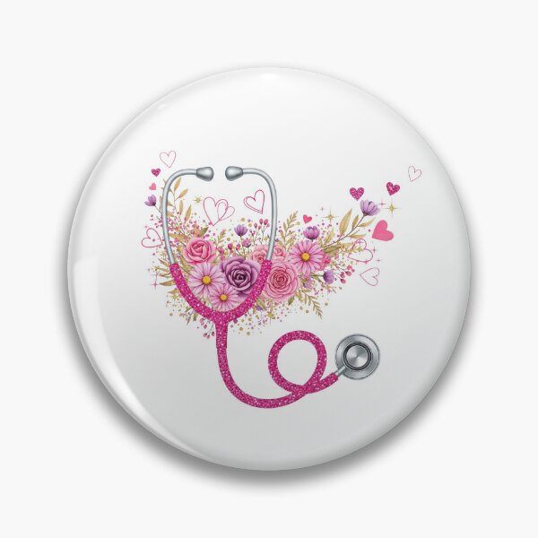 Item preview,  Floral Stethoscope designed and sold by Sweetvoilet.