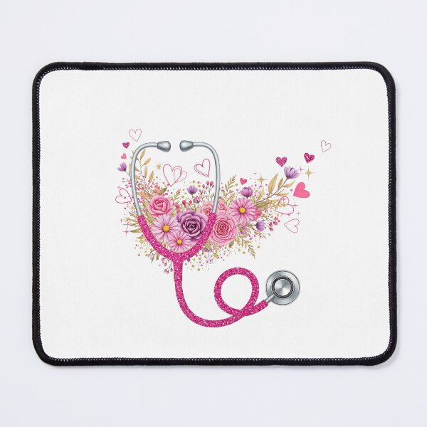 Item preview, Floral Stethoscope designed and sold by Sweetvoilet.