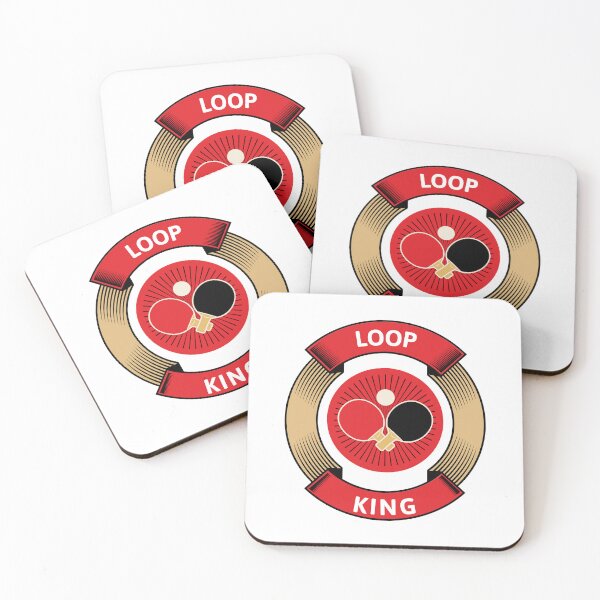 Item preview, Loop King Table Tennis T-Shirt - Vintage Ping Pong Spin Master Gift designed and sold by OhMyPingCo.