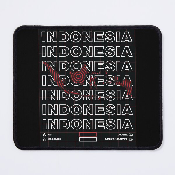 Item preview, Indonesia Minimal Map designed and sold by Atlas-Array.
