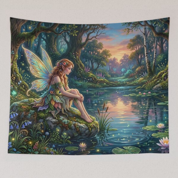 Item preview, Fairy light in the enchanted forest designed and sold by Sigtrix.
