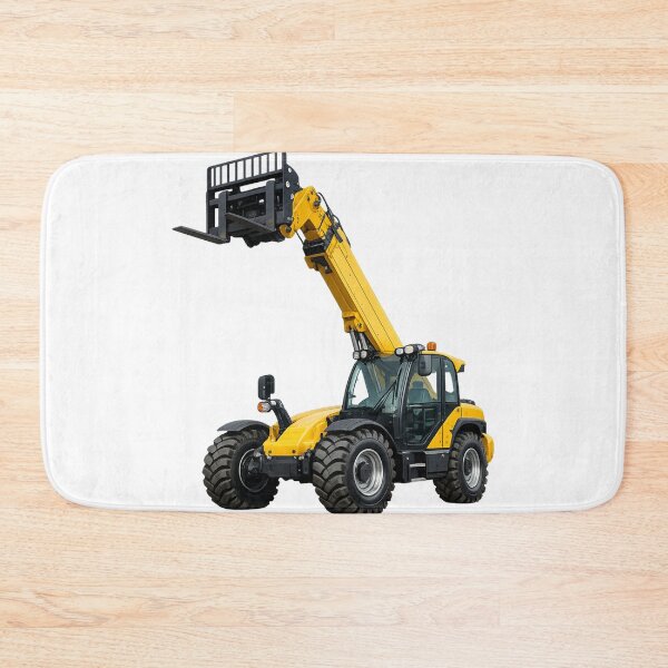 Item preview, Industrial Telehandler Construction Machine Illustration designed and sold by Radekku.