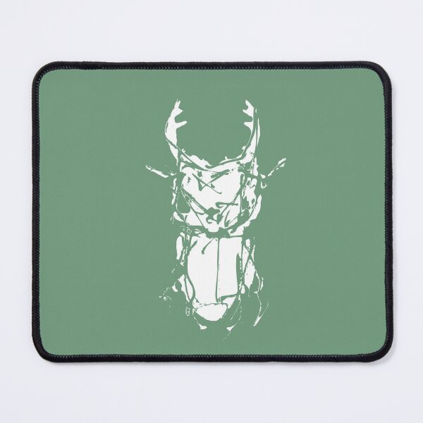 Item preview, Bicho III, Minimalist Beetle Abstract Drawing, Mint Green designed and sold by SWSandraWechner.