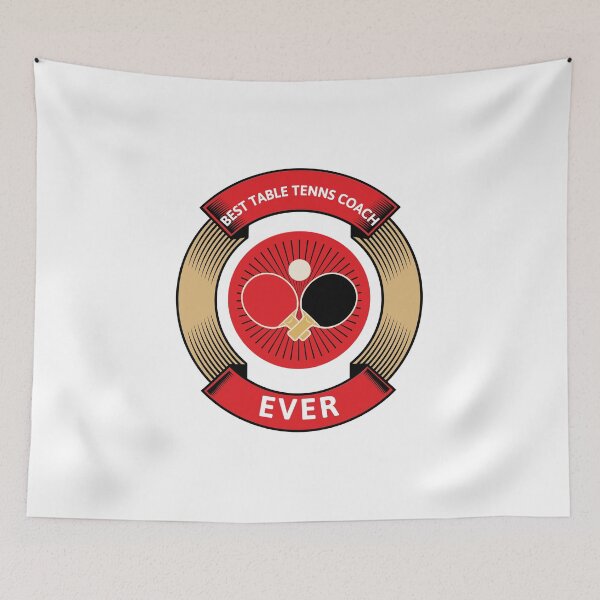 Item preview, Best Table Tennis Coach Ever T-Shirt - Vintage Ping Pong Mentor Gift designed and sold by OhMyPingCo.