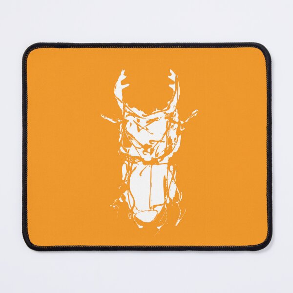 Item preview, Bicho III, Minimalist Beetle Abstract Drawing, Mustard Yellow designed and sold by SWSandraWechner.