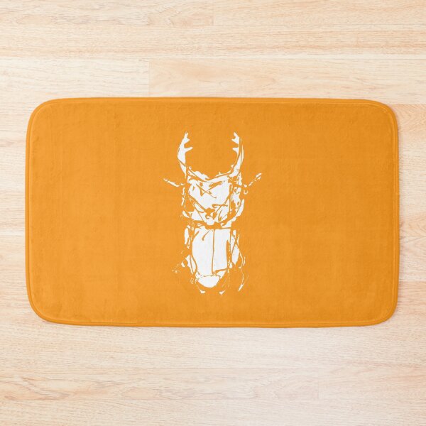 Item preview, Bicho III, Minimalist Beetle Abstract Drawing, Mustard Yellow designed and sold by SWSandraWechner.