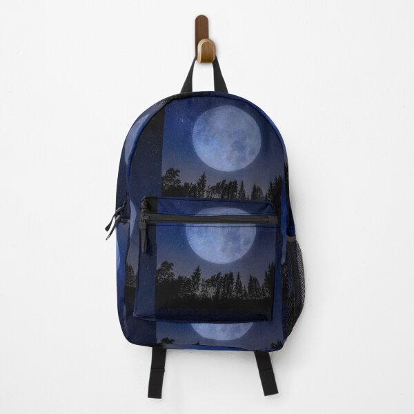 Item preview, "Moonlit Forest – Starry Night Silhouette designed and sold by Creative Design Studio.