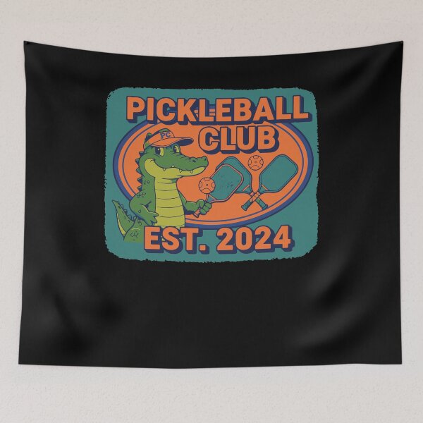 Item preview, Pickleball Club Est 2024 Funny Player Pickle Ball designed and sold by LuminOrb.
