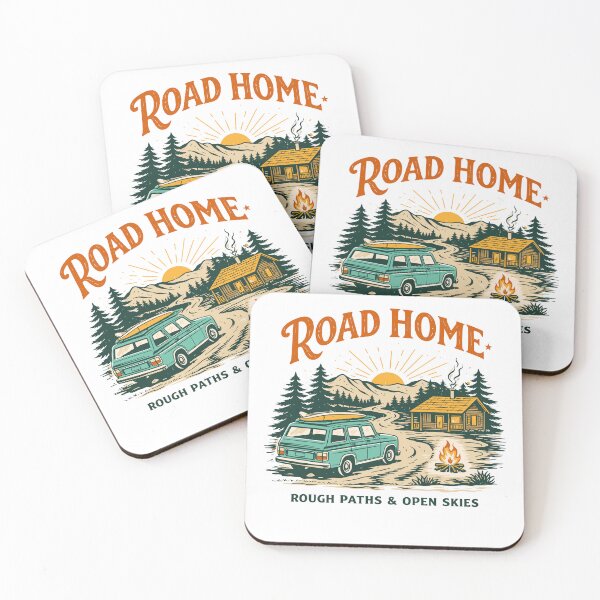 Item preview, Road Home: Van Camping Adventure designed and sold by Matinez Pink.